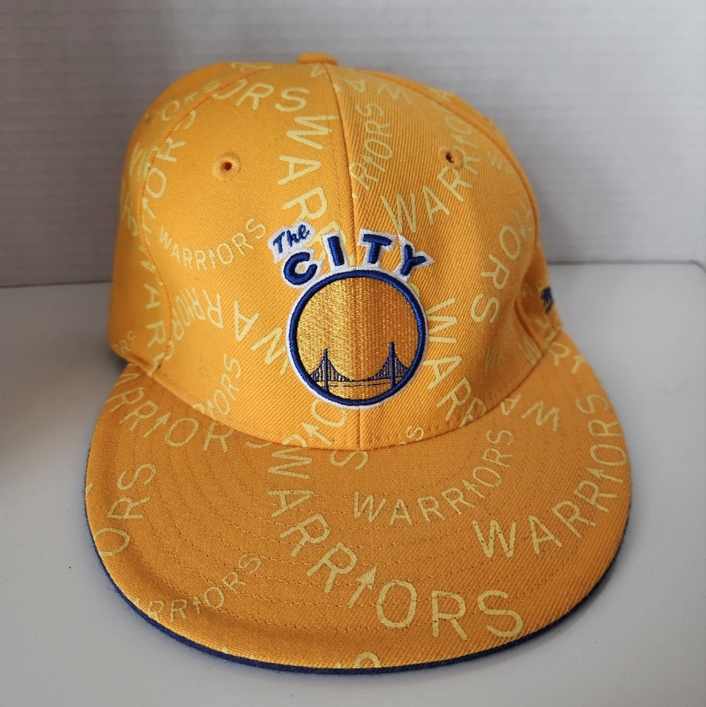 Golden State Warriors Mitchell & Ness The Cityโ Hardwood Classics NBA Hat 7 1/2